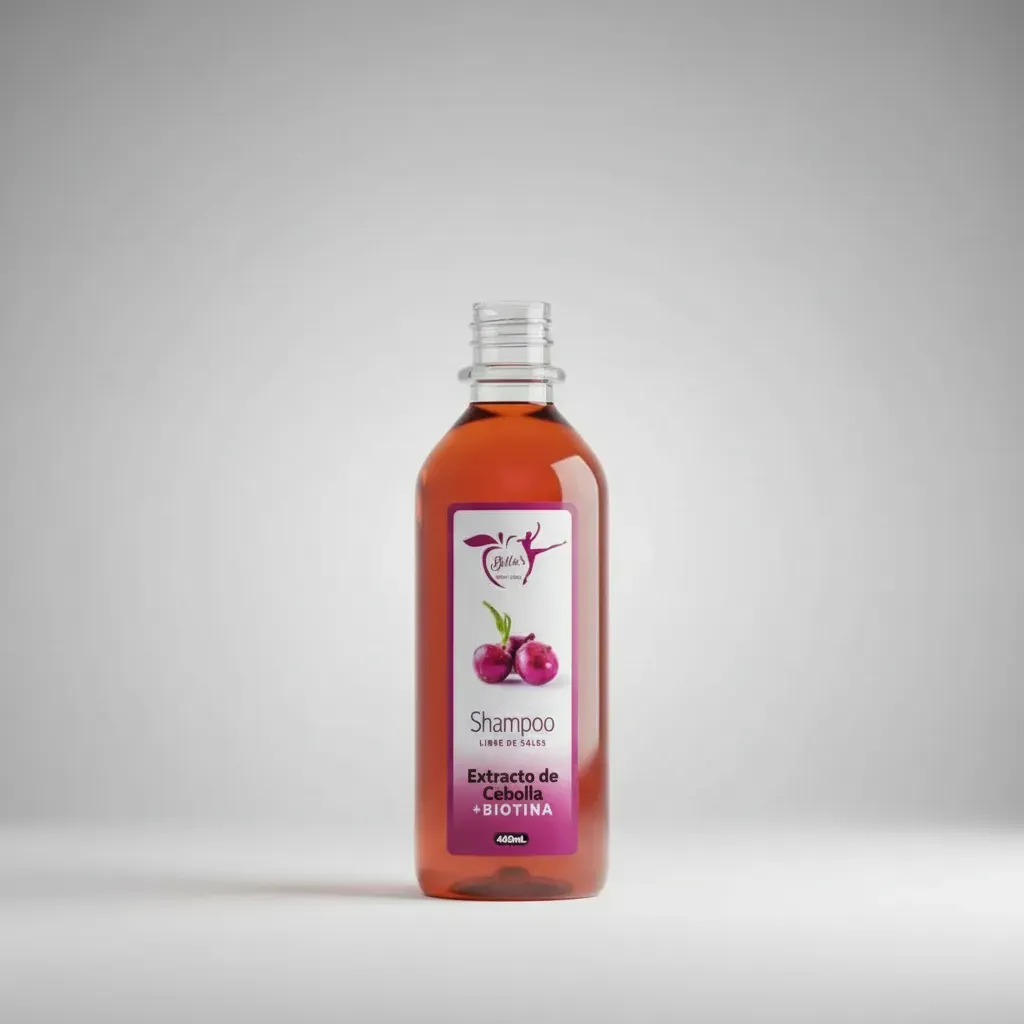 Bella's Shampoo Extracto de Cebolla + Biotina — Dúo 440 mL